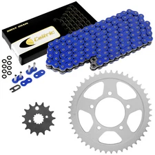 Blue O-Ring Drive Chain & Sprockets Kit for Suzuki GSF600 Bandit E28 1995-2004