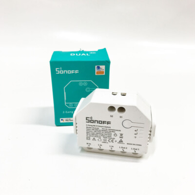 SONOFF DualR3 Wlan Rollladensteuerung Relais Modul,2Wege 2Gang Smart Schalter