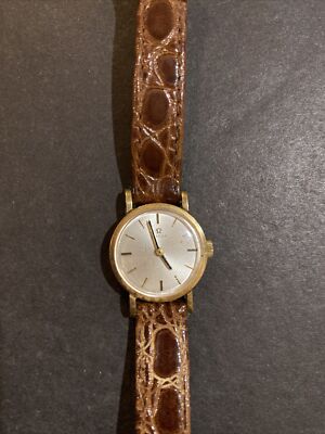 Vintage Omega Ladies 14k Yellow Gold Hand Wind Swiss  display picture 2