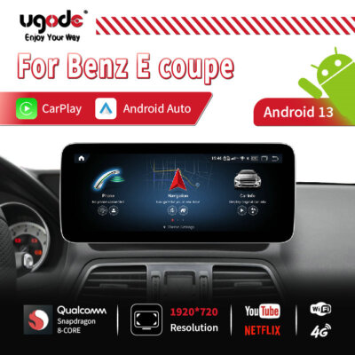 Android13 Auto 8+256G CarPlay Screen GPS Mercedes Benz E 2 door coupe W207 C207