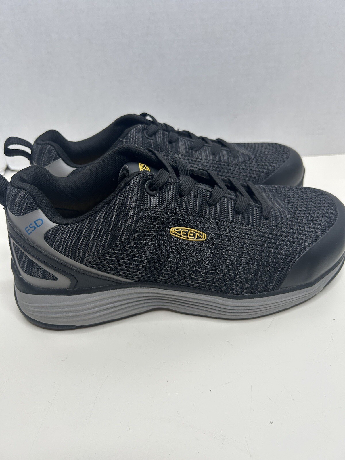 Scarpe da lavoro stringate Keen Utility F2413 18 nere taglia US 7W ASTM ESD