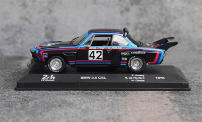 1:43 for Altaya for BMW 3.5 CSL 1976 H.Grohs for Le Mans 24