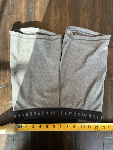 NUOVO pantaloncino donna Under Armour HeatGear Middy compressione grigio taglia media - Foto 7 di 16