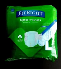 MEDLINE RightFit OptIFit Briefs ~ Large Ultra ~ 1 pack of 20 count ~ Brand New!