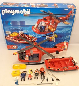 helicoptero rescate playmobil