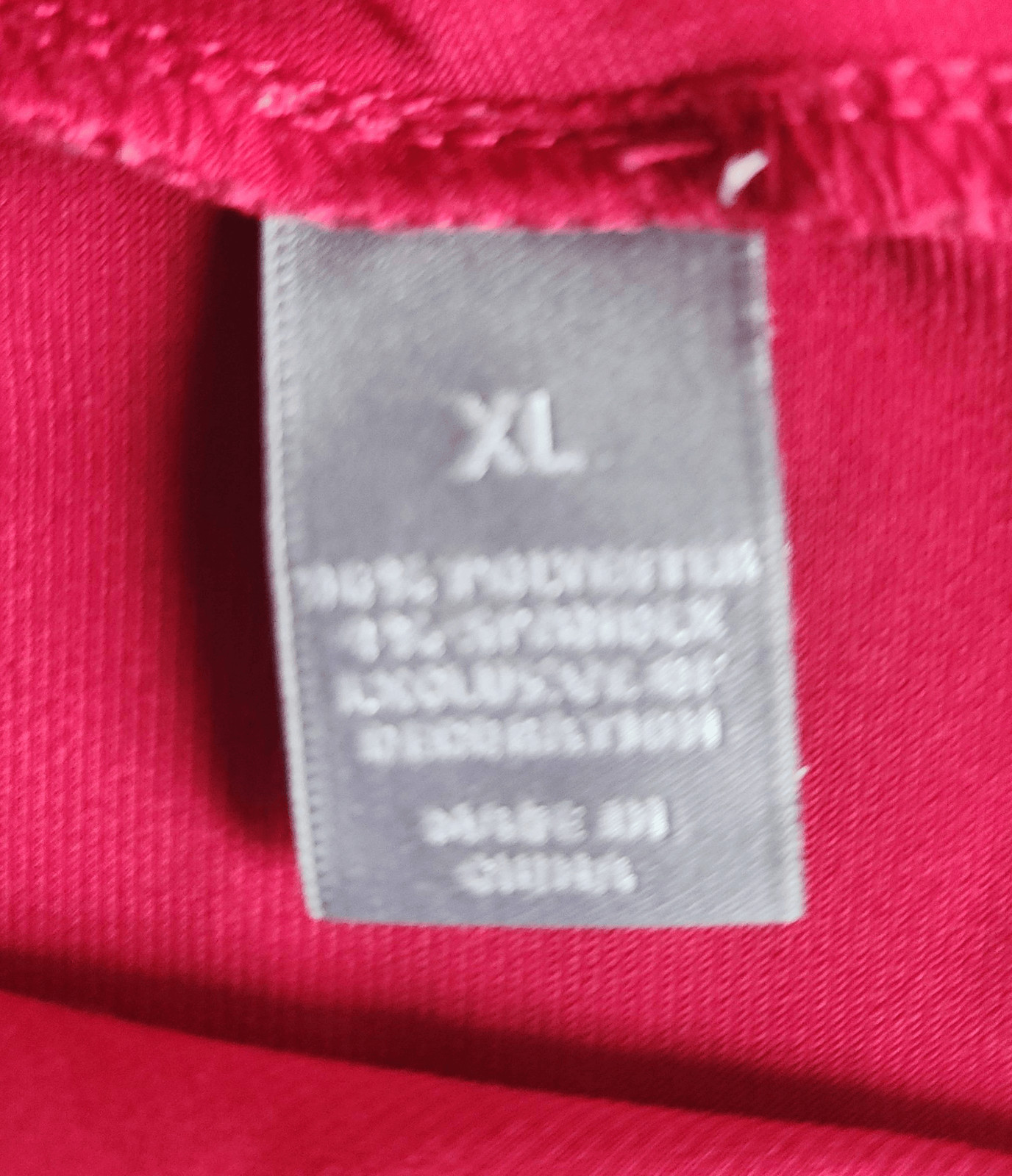 T74 Essentials Red Western stretchy top deep scoo… - image 9