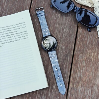 Women Denim Cloth Watch Band Strap for Samsung Galaxy Watch  display picture 2