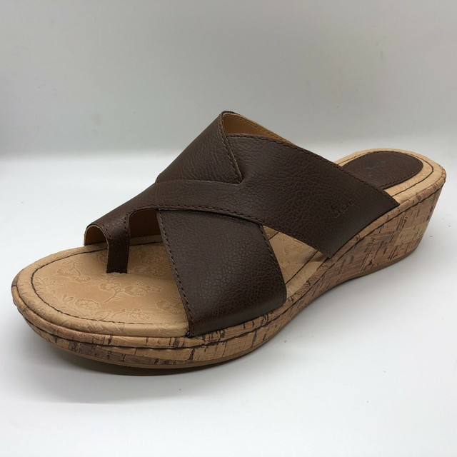 BOC Womens 10m Brown Coffee Summer Thong Sandals Z49206 Born for sale online | eBay