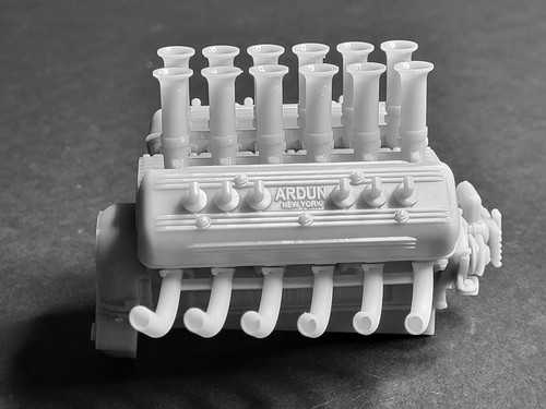 Lincoln Zephyr V12 ARDUN - 3D print 1:8 1:12 1:18 1:24 JPGM Tamiya Revell Alpha - Picture 4 of 13