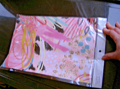 MACBOOK AIR 13,3 ZOLL DECKEL AUFKLEBER SKIN SCHUTZ INDIVIDUELL PINK KUNST ABSTRAKT