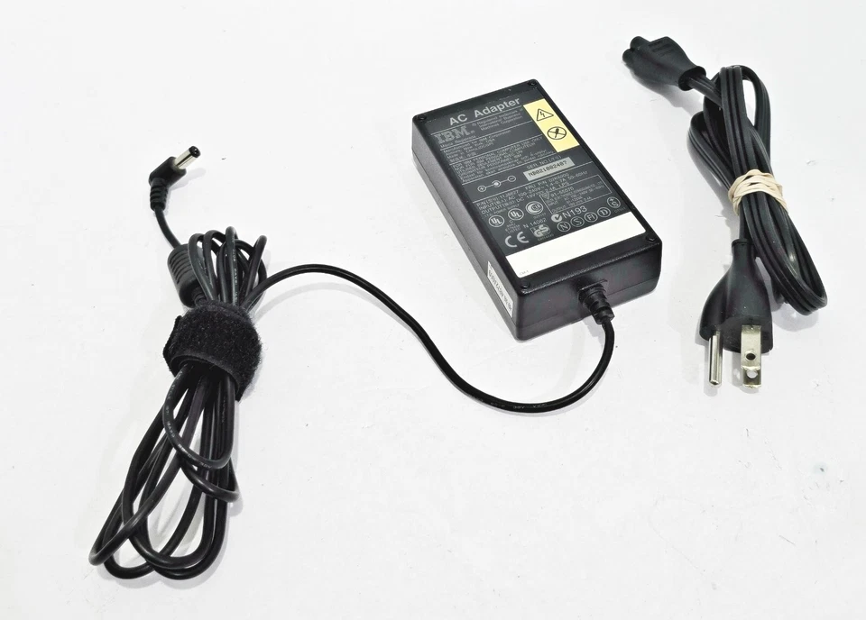 Cargador adaptador fuente de alimentación IBM 11J8627 AC DC 19V 2.4A para Thinkpad 310 OEM Foto 3 de 4