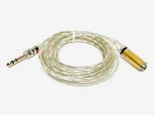 10ft Extension Transparent Aux Clear Dual Trigger Long Cable for Roland or Alesi