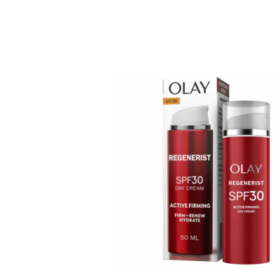 Olay Regenerist 3fach Tagescreme Serum LSF30 + Beauty Kosmetikband