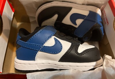 Nike Dunk Low Industrial Blue DH9756-104 Size 4c TD Toddler | eBay