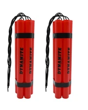 Nicky Bigs Novelties Adult Fake Dynamite Red TNT 6 Stick Bundle Plastic Prank