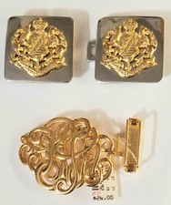 NEW 2 Paquette Gold Silver Belt Buckles NWT Talbots