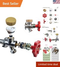 Complete Outdoor Faucet Repair Kit - Durable Brass with Vacuum Breaker Design