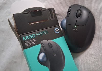 LOGITECH Ergo M575S -  kabellose Trackball-Maus für Bluetooth 