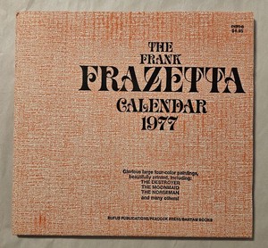 Frank Frazetta Calendar 1977 w/Original Shipper Box *Unused* Rufus Publications