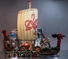 Lego 7018 Vikings - Viking Ship Challenges the Midgard Serpent - complete
