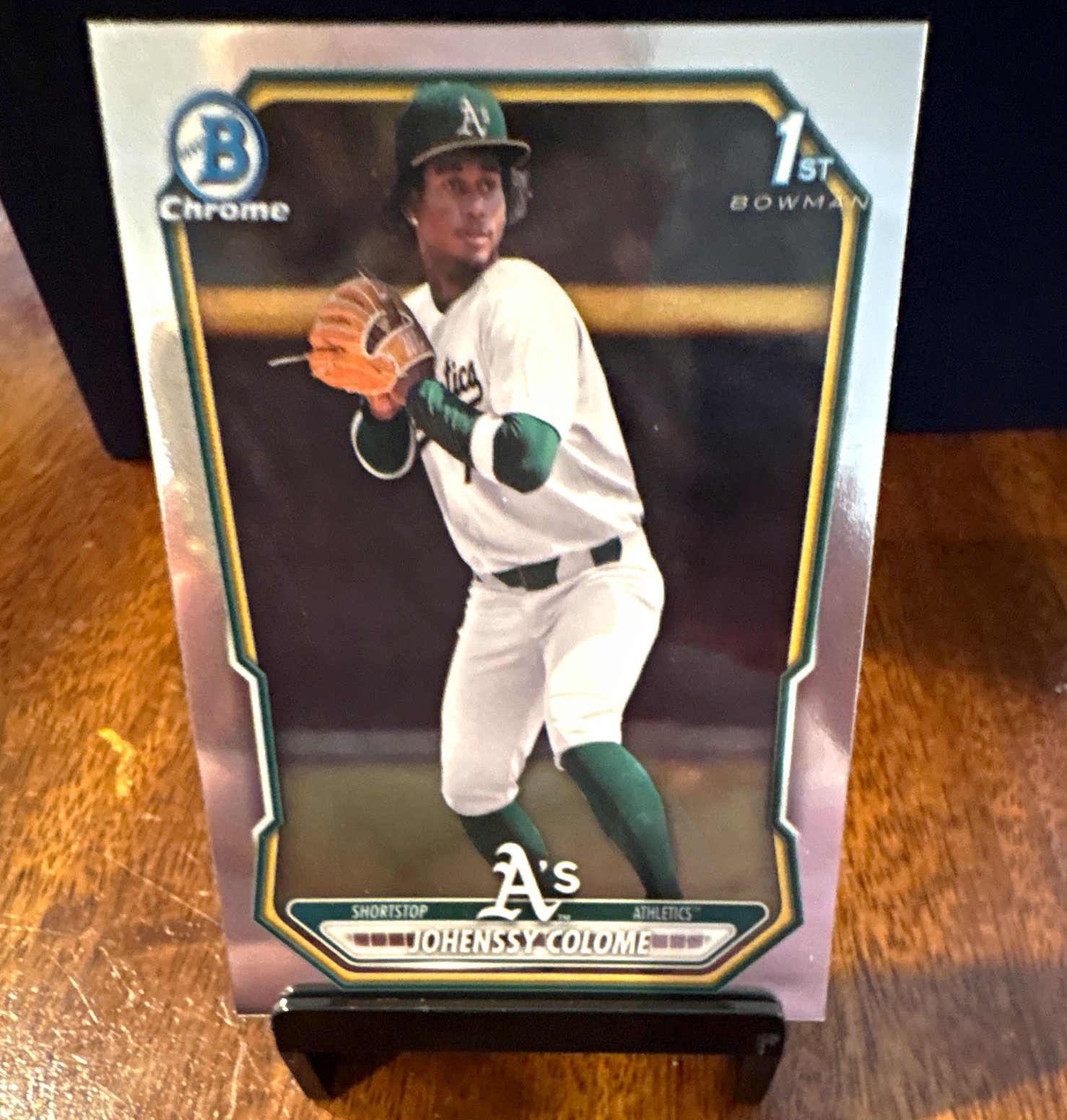 2025 Topps Bowman Chrome Prospects 1st Bowman Johenssy Colome #BCP-160 A's
