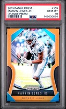 2019 PANINI PRIZM ORANGE PRIZM #109 MARVIN JONES JR. 230/249 PSA 10