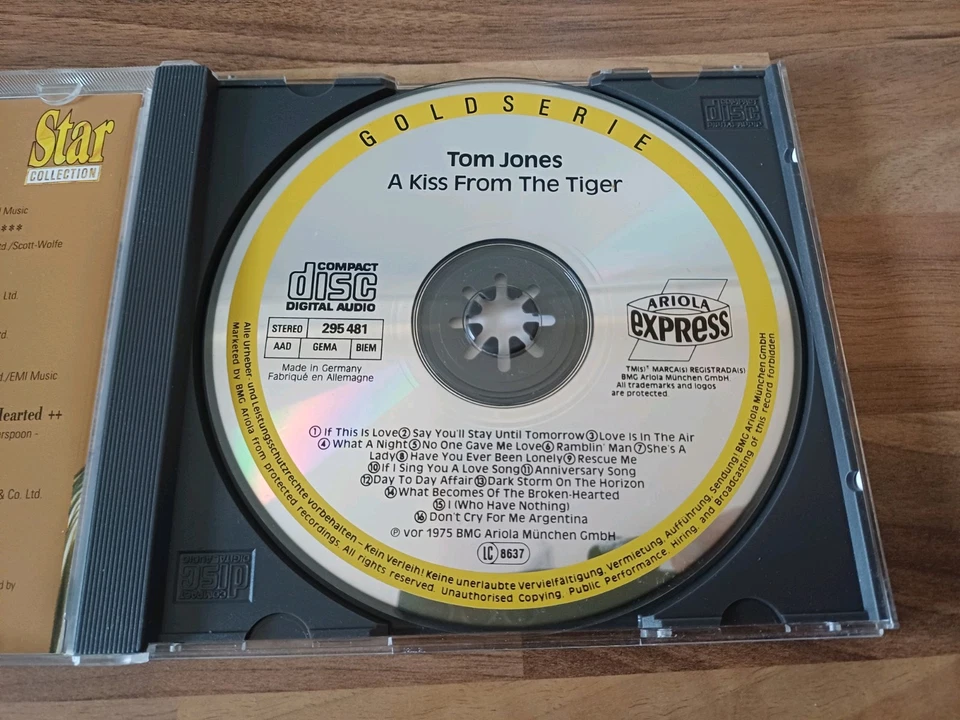 CD TOM JONES - She's a lady -Star collection - Bild 2 von 4