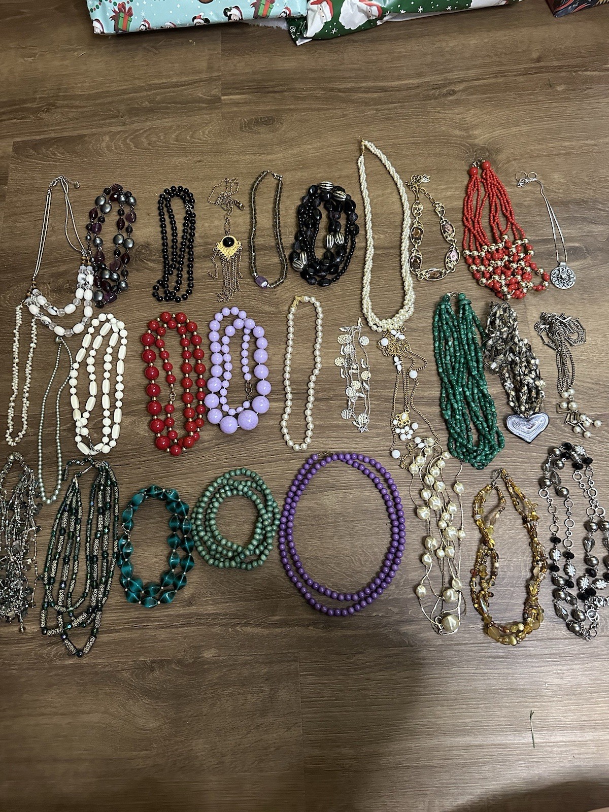 29  Beaded Statement Necklaces Various Styles and… - image 1