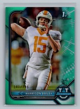 Harrison Bailey 2021-22 Bowman University CHROME AQUA REFRACTOR #27 Card RC /299