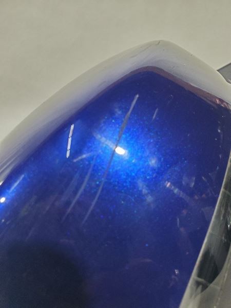 17 Maserati Levante OEM 406 Blue Emozione Right Side View Door Mirror No Camera