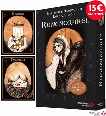 Runenorakel: 24 Runenkarten mit Buch (Runen Buch Königsfurt-Urania Verlag