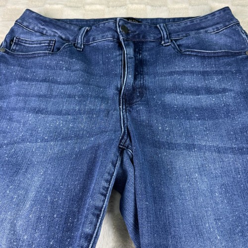 Womens Blue Denim Jeans Relaxed Fit Casual Pants Stylish Everyday Wear - Picture 7 of 22