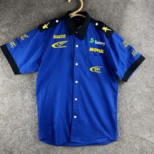 Vintage Subaru World Rally Team shirt Mechanics size M button up WRX