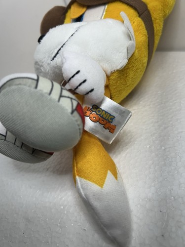 RARE Peluche Sonic Boom Tails Sega Sonic The Hedgehog TOMY - Photo 3 sur 3