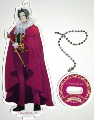 Ace Attorney: Miken Reisaku Acrylic Stand Keychain Capcom Cafe 2Nd Edition