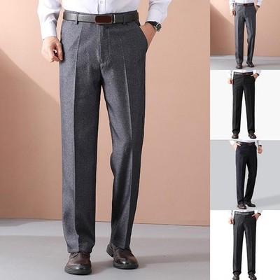 Leichte Herren Anzughose Slim Fit Gerades Bein für den täglichen für PROFI