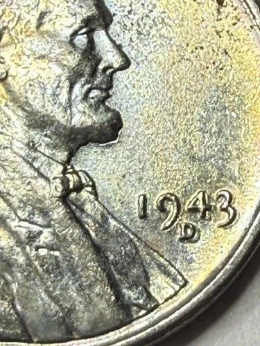 ** 1943-D LINCOLN STEEL CENT- MINT STRIKE DOUBLING ERROR- PRICED TO SELL 🔥**