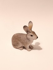 Schleich Wild Rabbit 2009 Retired Collectible Brown Bunny Figurine Toy 14631