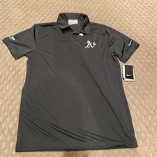New Oakland A’s Golden Road Brewing Nike Dri Fit Mens Medium Golf Polo Shirt