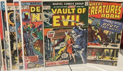 Bronze Age DC & Marvel Horror Comics Bundle  Lot Of (7) 