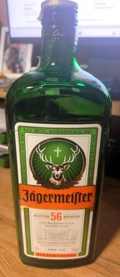 Jägermeister 1,75 l Flasche leer Kräuterlikör Polnische EDITION 
