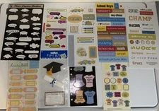 Assorted lot GRADUATION cap School Diploma Student sports captions