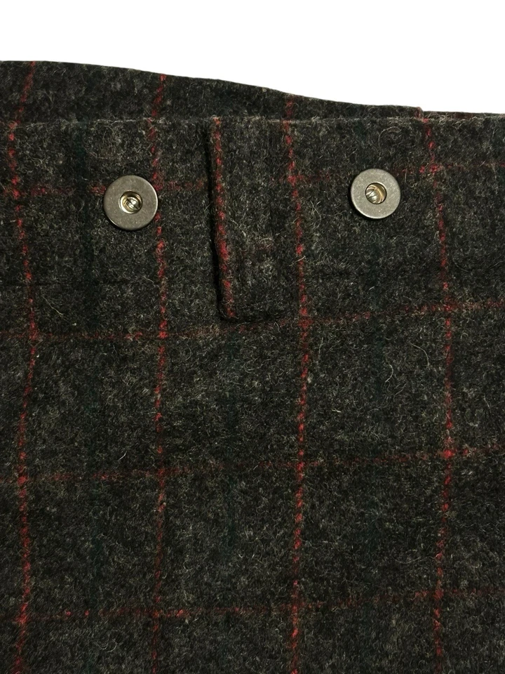 "Pantalones de lana a cuadros Woolrich Malone de colección de peso pesado caza para hombre 36"" x 31""" Foto 4 de 4