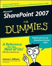 Microsoft Sharepoint 2007 For - Paperback, by Williams Vanessa L. - Very Good