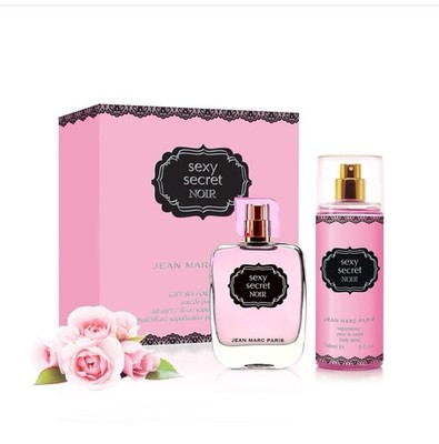 SEXY SECRET NOIR by JEAN MARC PARIS 2-Piece EDP Gift Set Perfume & Body Spray