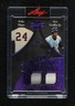 2025 Leaf Spectacular Dual Relic Purple Holo 5/6 Willie Mays Ken Griffey Jr