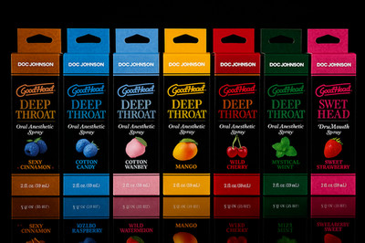 DOC JOHNSON GOODHEAD DEEP THROAT ORAL ANESTHETIC SPRAY-CHOOSE SIZE & FLAVOR