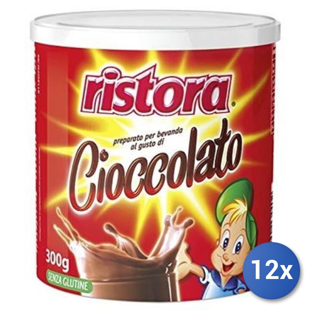 12X Multipack Ristora Chocolate Can 300G