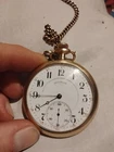 Antique Gold Illinois Pocket Watch Early 1900s Vintage Runs Great Condition