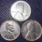 1943 pds Wheat Pennies/Cents (XF-AU : Cleaned) : Comb. Shipping